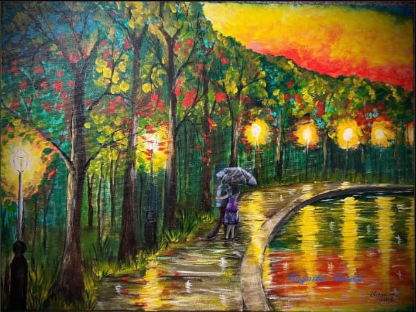 Rainy Evening Walk